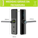 Fechadura Eletrônica Digital Twg - Senha E Biometria
