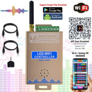 Controlador De Espectro Música Lc2000b Wifi Spi, Tela Led