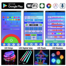 Controlador De Espectro Música Lc2000b Wifi Spi, Tela Led