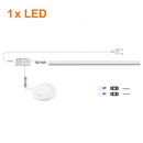 kit Led completo prático com haste de alumínio