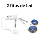 Kit Iluminação led Cristaleira com Sensor de Toque e Detecção de movimento , Ideal para Cristaleira , Quarto, Armário e Cozinha