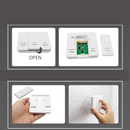 Kit LED efeito cascata 24v dc, com controlador sem fios, flexível 10m, 15m