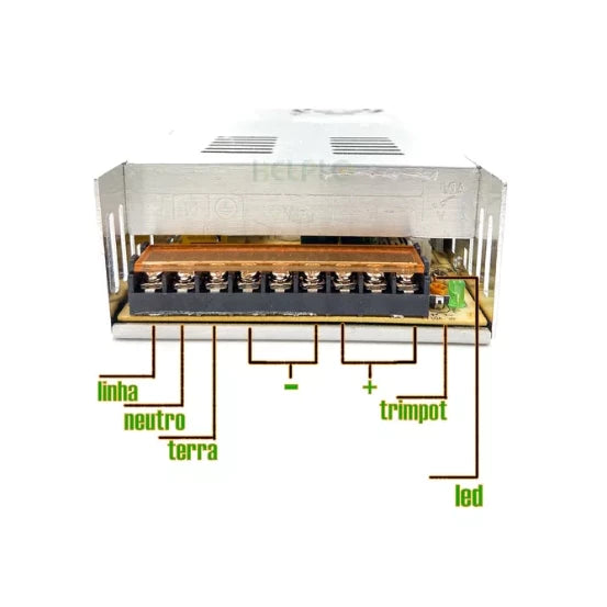 Fonte 24v 30a 700w Chaveada Estabilizada Bivolt 110/220v A pronta entrega