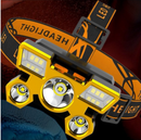 Lanterna de LED 5 Luzes com 3 Modos de Iluminação e Recarregável USB