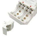 Kit Carregador De Pilhas E Pilhas Recarregáveis